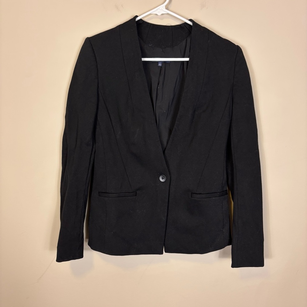 Madewell Sleek Black Suit Blazer Jacket Women’s 4